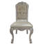 Chaise d'appoint capitonnée (ensemble de 2)