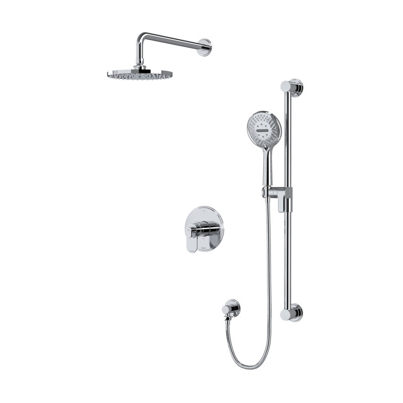 Garniture de douche 323, Chrome