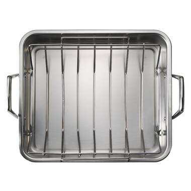 Viking 3-in-1 8.6 Quart Die Cast Oval Roaster with Glass Basting Lid