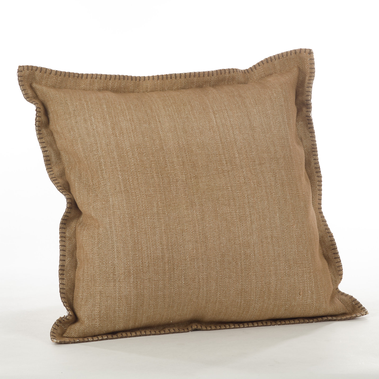 Ivara 20" x 20" Cotton Throw Pillow, Natural