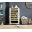 White Wooden Shoe Storage Cabinet, 6 Shelves-707401883