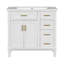 Meuble-lavabo 36 po avec comptoir en céramique-885214111