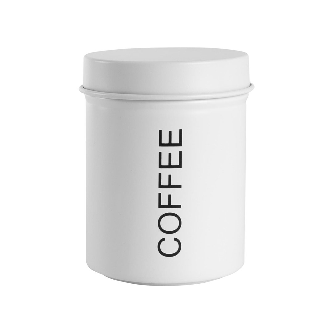 Harbour Housewares - Round Metal Kitchen Coffee Canister