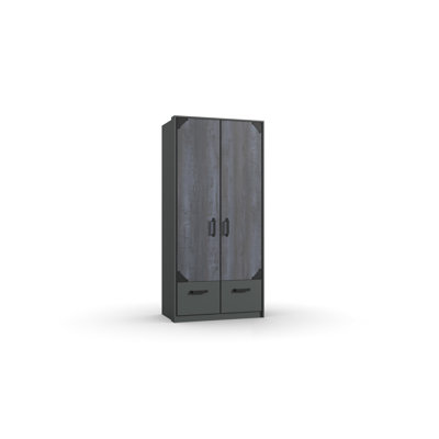 Osnabrock 2 Door Manufactured Wood Wardrobe