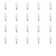 15 Watt B8 E12/Candelabra Dimmable 2700K Xenon/Krypton Bulb