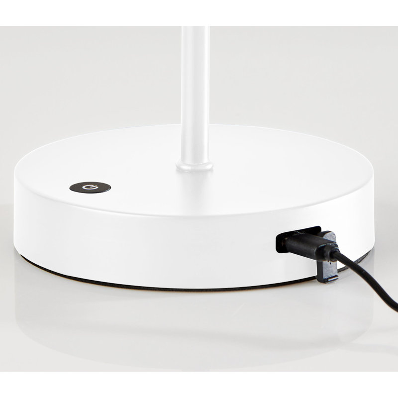 Lampe de table sans cordon Stevie, Blanc