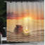 Ensemble de rideau de douche et crochets boho-44323149
