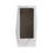 Fine Fixtures Canyon Pedestal 15" Wide White Carrara Sintered Stone-72467173