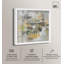Décoration murale abstraite «Moss Agate I Shadowbox Print» par Art Remedy, cadre blanc, 40 x 40-1419217040-1419217047