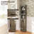 Tall Bathroom Storage Cabinet, Farmhouse Narrow Bathroom Storage Cabinet With Recessed Drawer And Barn Door, Linen Cabinet-2110317484