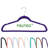 11 Plastic Non-Slip Accessories Hanger-98362497