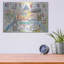 Art mural en métal luxueux «Paris Map Light» par Farida Zaman, 16 po x 12 po-184409175