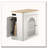 Extendable Dining Table with 3 Removable Middle Leaves,Saving-space Cabinet-1035386776
