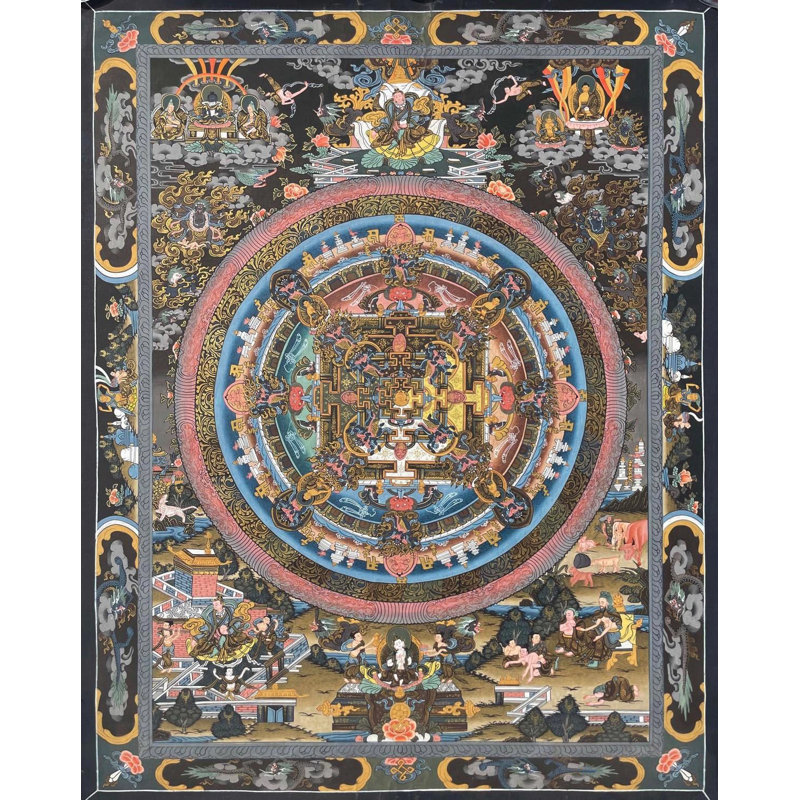 Mandala Thangka (Thangka sans brocart)