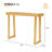 Nature Modern Console Table Solid Wood For Entryway Or Hallway Decor-388635855-388635849