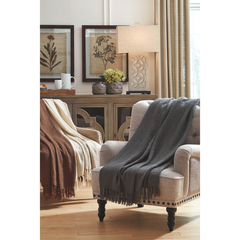 Rowena Throw, Gray