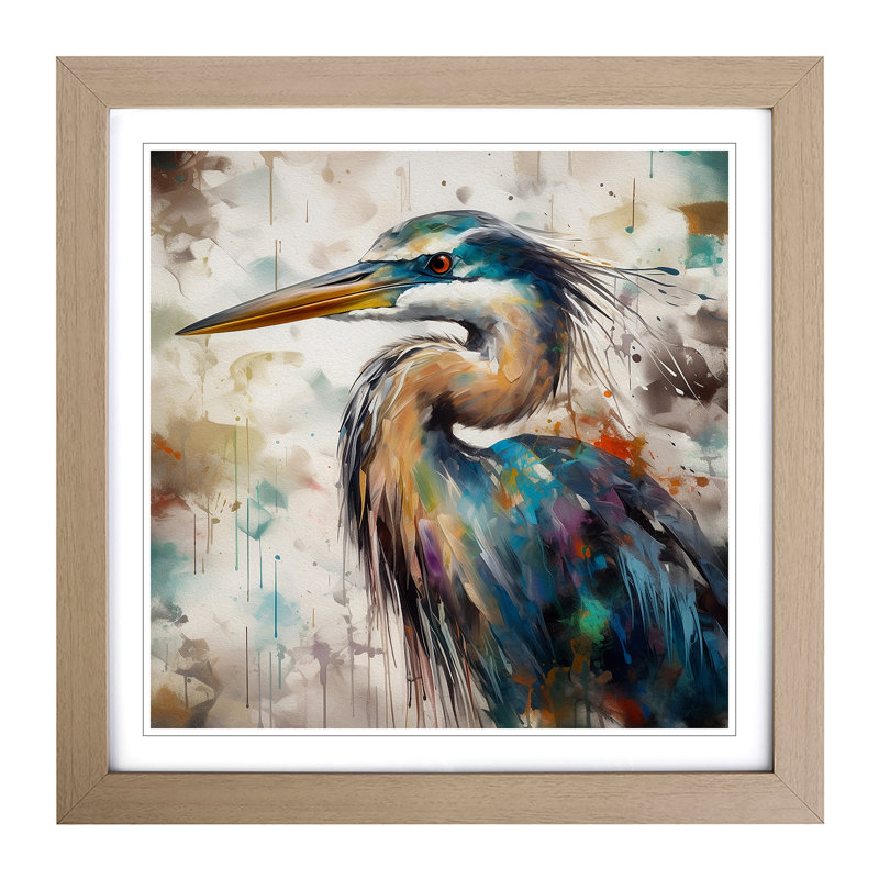 Single Picture Frame Print on Wood, Oak