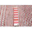Tapis rouge ombre en soie 10 po 3 po x 13 po 2 po