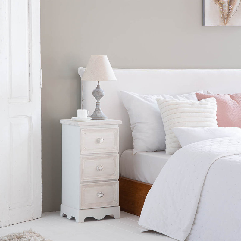Aahir 31cm W Manufactured Wood Bedside Table