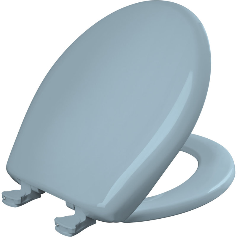 Round Toilet Seat and Lid, Twilight Blue