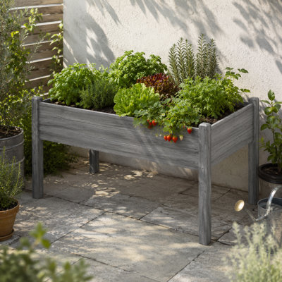 Lit de jardin surélevé en bois de cèdre massif l 49,5 po Archbald