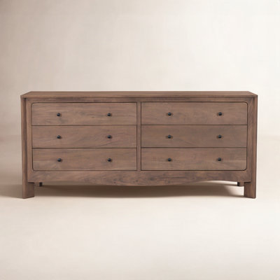 Corsetti Mabel 6 Drawer Dresser Dark Brown