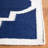 Rodgers Hand Woven Flat Weave Wool/Cotton Geometric Rug in Navy/Ivory-1332094386