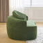 Chenille à deux places incurvée, amovible, mi-douce, style rétro, confortable pour un espace de vie principal, restauration rapide en chenille, siège moelleux, design, utilisation à long terme, petit espace