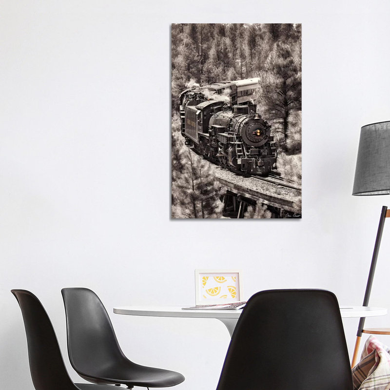 Train Arrival III by David Drost - Wrapped Canvas Print, 101.6 cm H x 66.04 cm W x 3.175 cm D