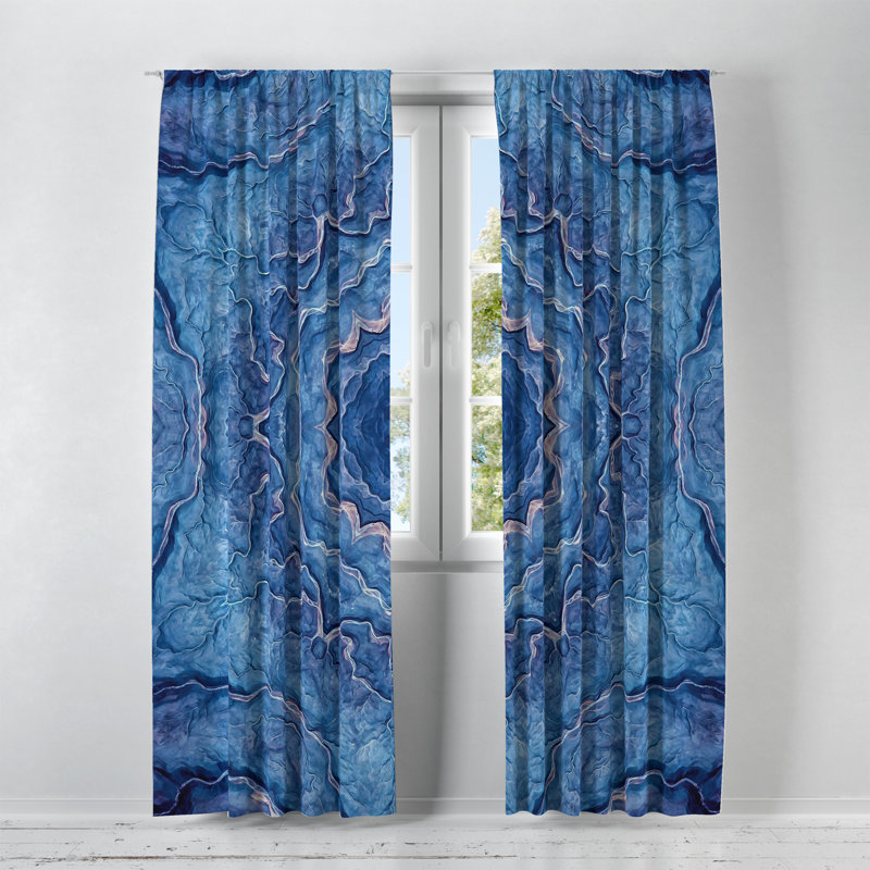 Semi Sheer Curtain, 40" W x 82" L