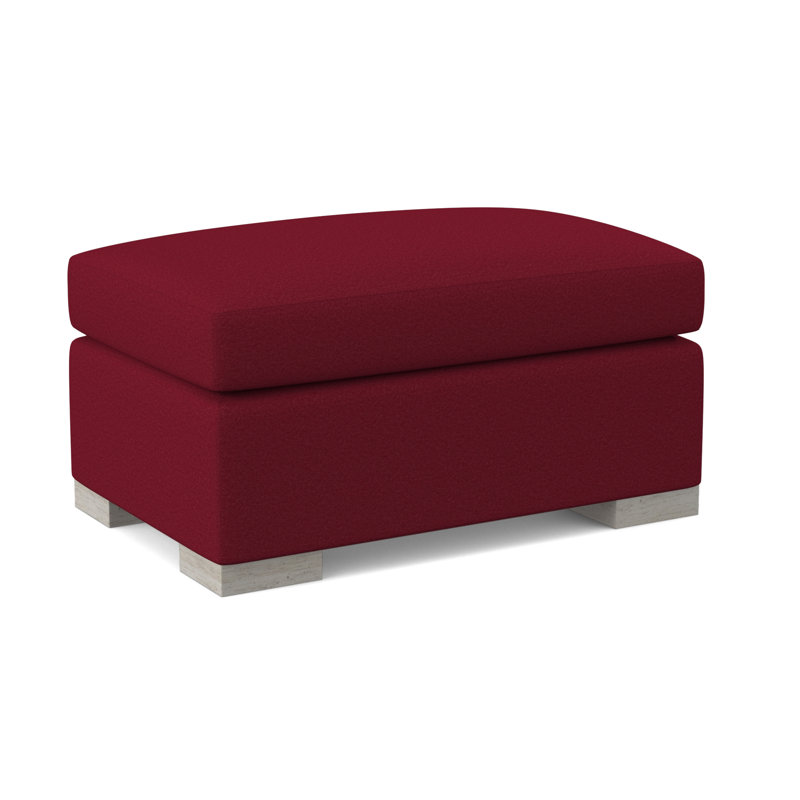 Repose-pieds Elkins, Rouge Margaret, Bisque
