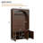 Farmhouse All-in-One Hall Tree with Adjustable Shelves, Retro Arched Entryway Storage Bench with 3 Cabinets-1869448378