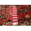 Tapis de couloir rouge en laine style années 1990 3 pi 3 po x 10 pi 3 po Bracha