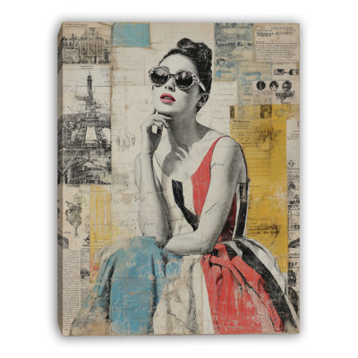 Art mural sur toile Parisienne