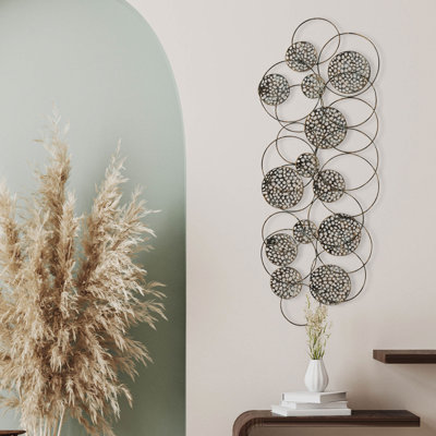 Handmade Modern Abstract Wall Decor on Metal