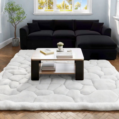 Canapé d'angle modulaire en mousse de 271 cm (106,7 pouces), de style moderne, idéal pour se détendre.