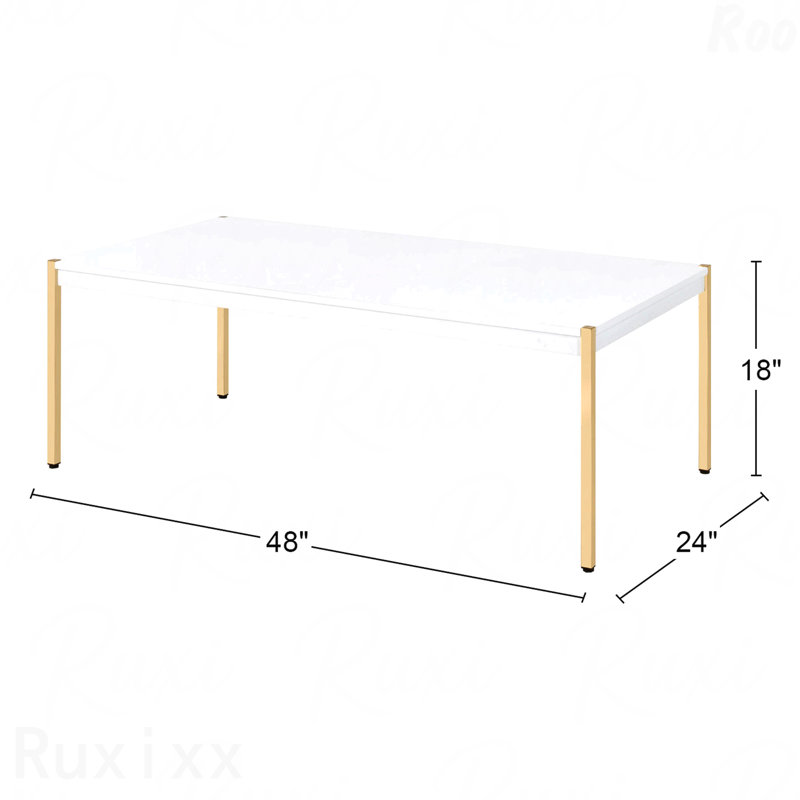 Table basse rectangulaire