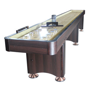 Playcraft 12' Honey Oak Woodbridge Shuffleboard Table