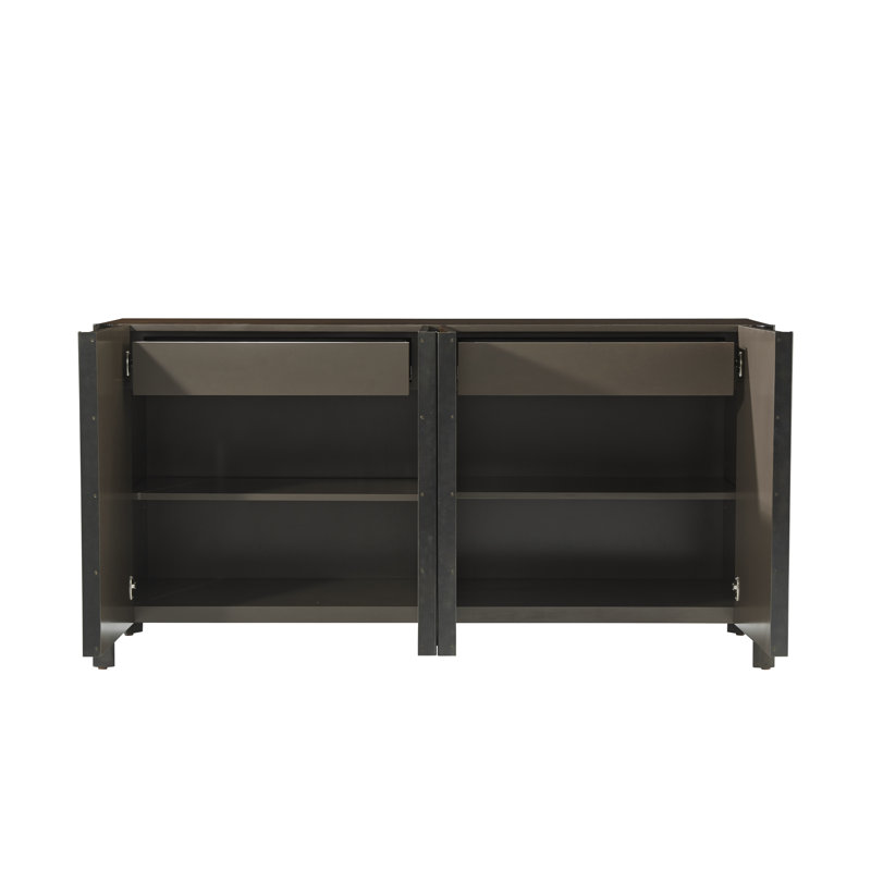 Helix 71.75'' Solid Wood Sideboard