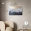 «Silvered Layers», art abstrait bleu par Art Remedy-107452265-107452275
