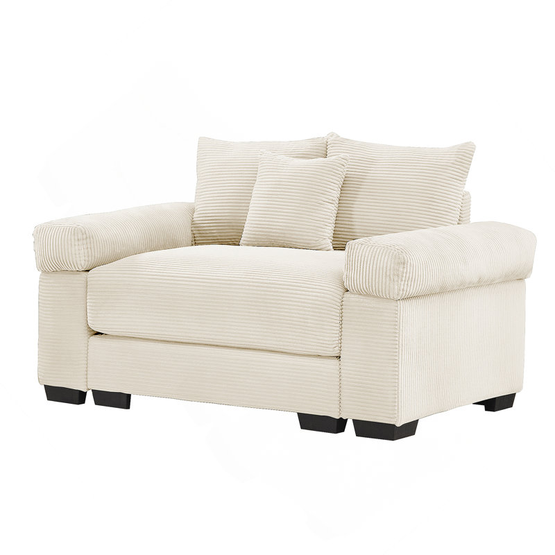 Canapé modulaire surdimensionné 54,3 po Cloud, Beige