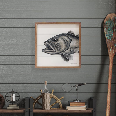 Large Mouth Bass By Robin Sue Studio
