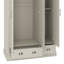 Sufy Annakay 3 Door 2 Drawer Wardrobe with Mirror-435714942