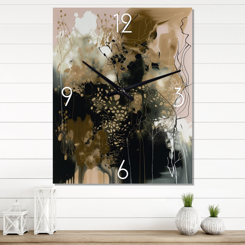 Chaos V - Horloges murales abstraites, H 40 po x l 30 po x P 1 po