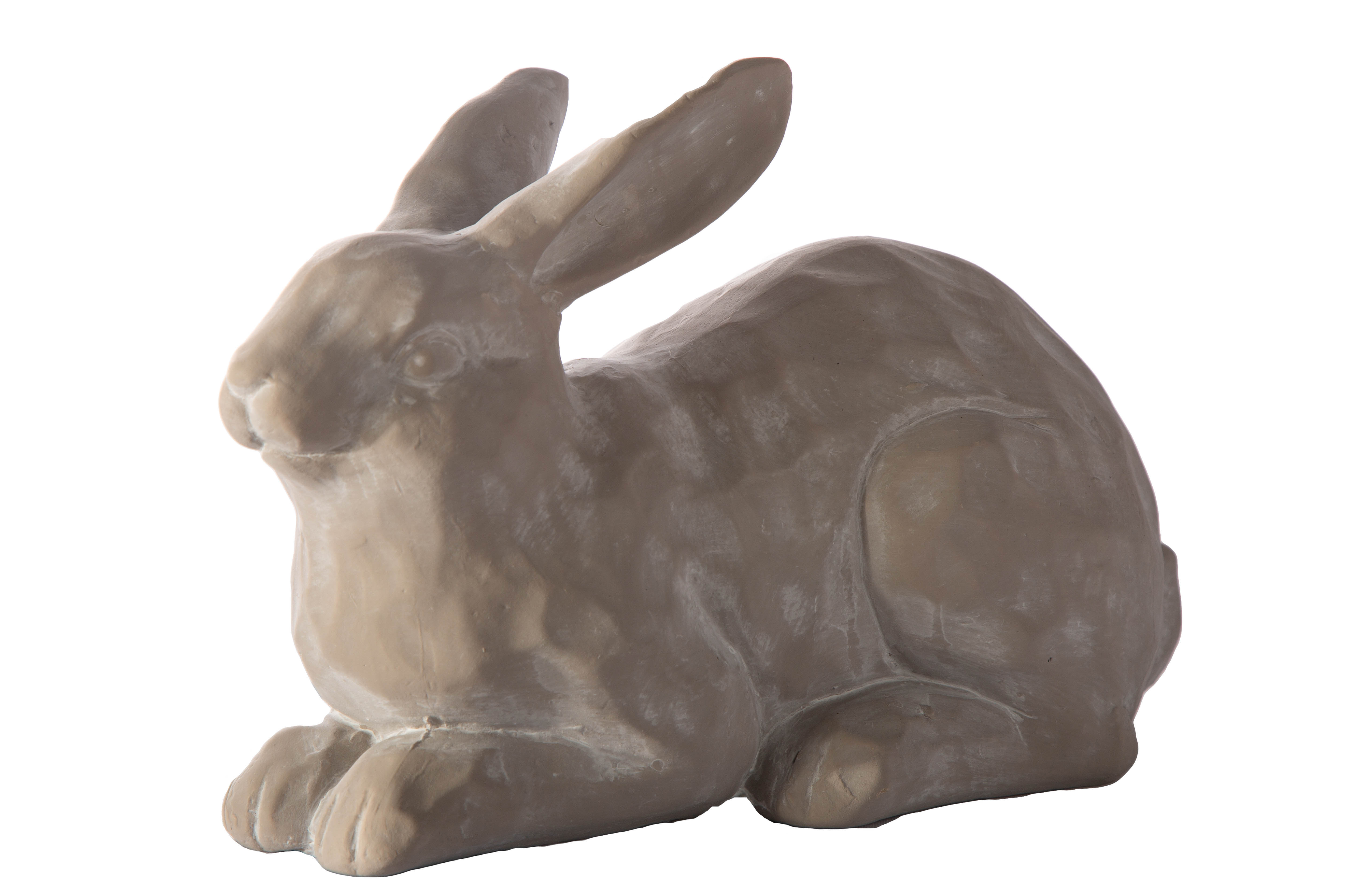 Rosalind Wheeler Terracotta Rabbit Figurine | Wayfair