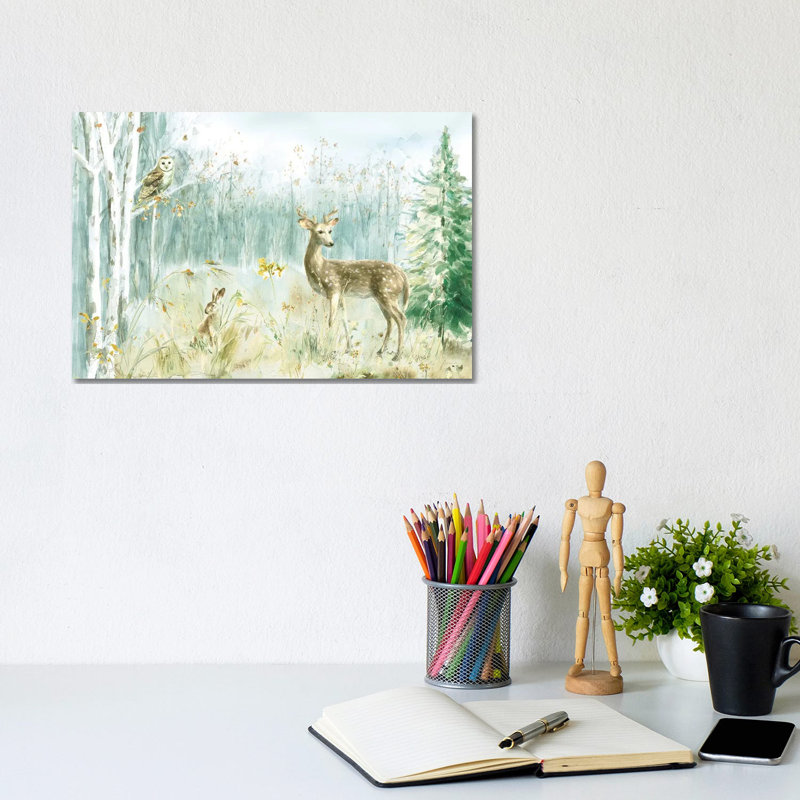 Meadows Edge I by Danhui Nai - Wrapped Canvas Gallery-Wrapped Canvas Giclée, 20.32 cm H x 30.48 cm W