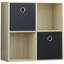Minique 64.5cm H x 65cm W Bookcase-494718025