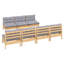  Ensemble de patio 8 pièces avec coussins gris Pinewood-1697966042-1697966043
