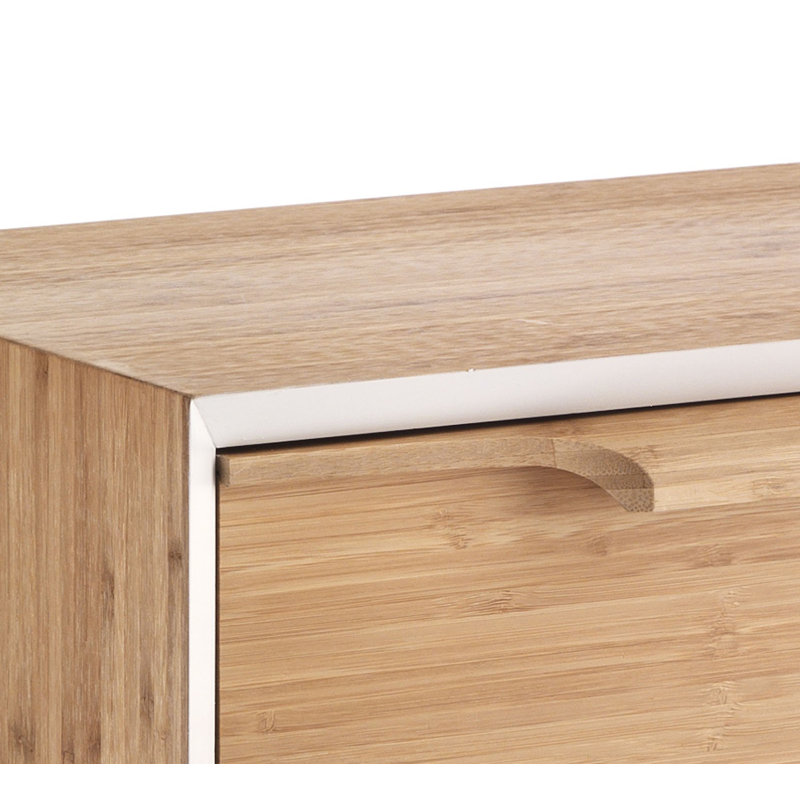 Kayden 42cm W Solid Wood Bedside Table