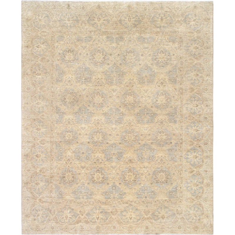 Oriental Area Rug in Ivory